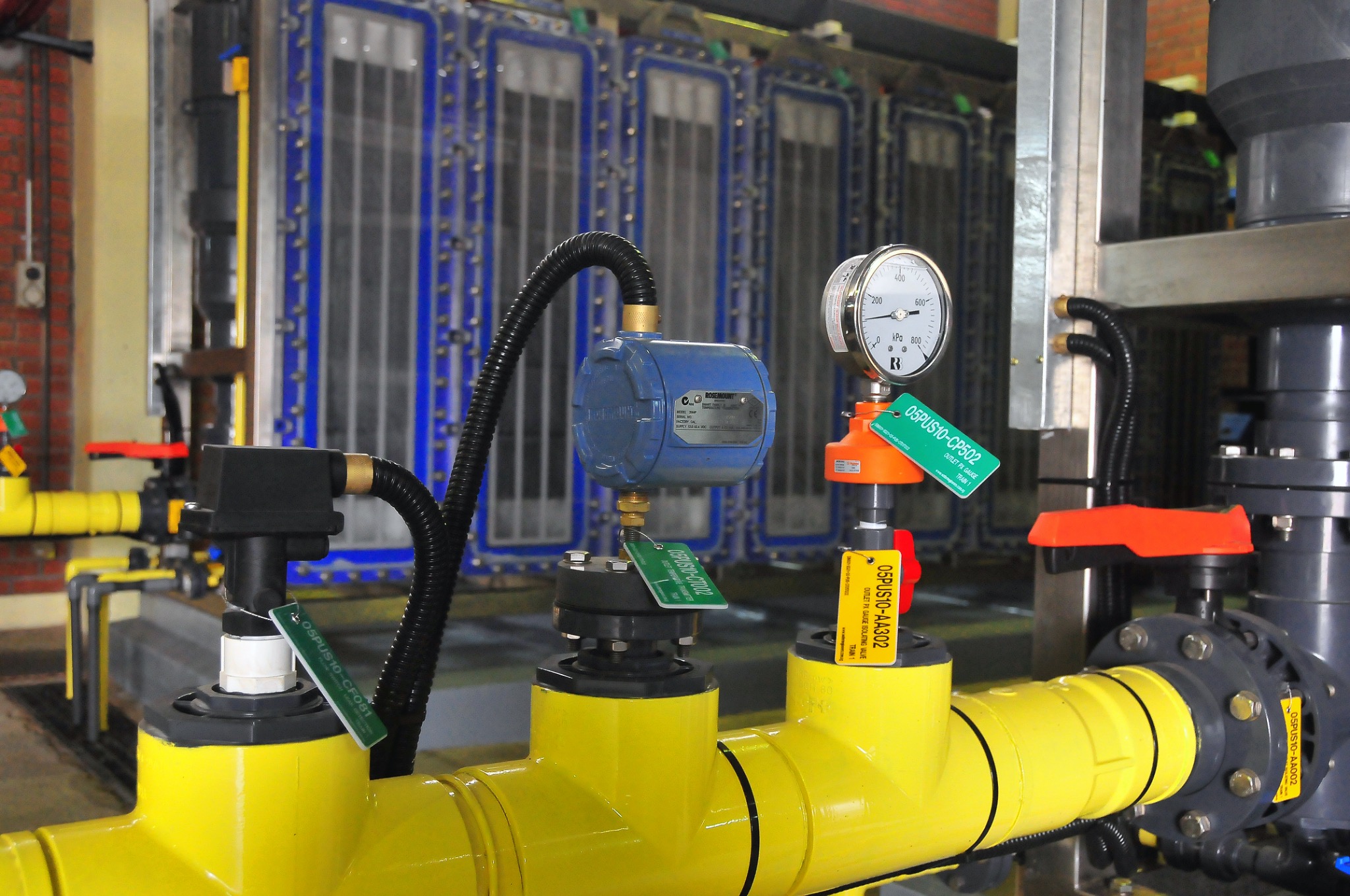 Industrial instrumentation detail